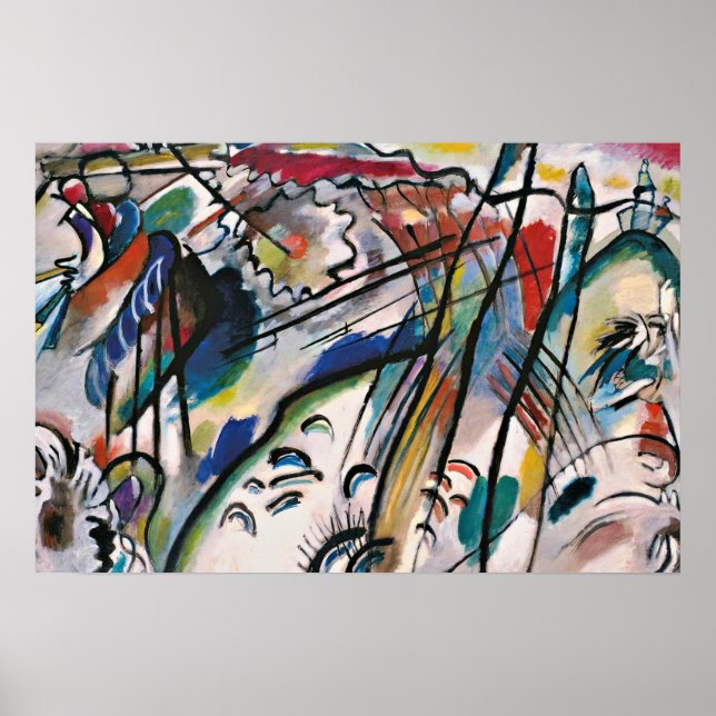Poster Kandinsky - Improvisação 28,  (Frente)