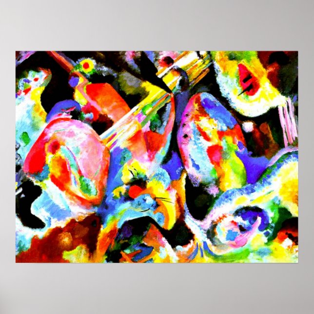 Poster Kandinsky - Improvisação da Enchente (Frente)