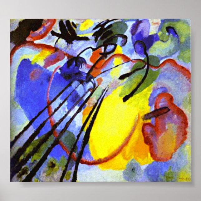 Pôster Kandinsky Improvisation 26 (Oars) (Frente)