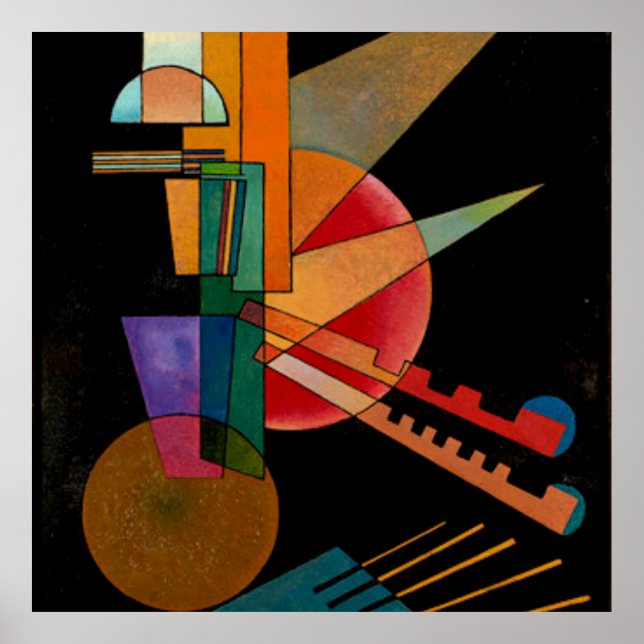 Poster Kandinsky - Interpretação Abstrata (Frente)