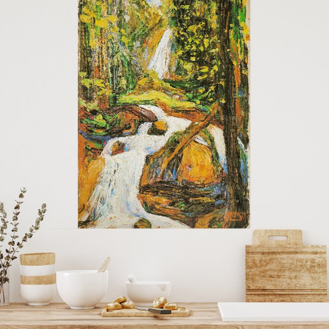 Poster Kandinsky - Kochel: Cachoeira I, (Cozinha)