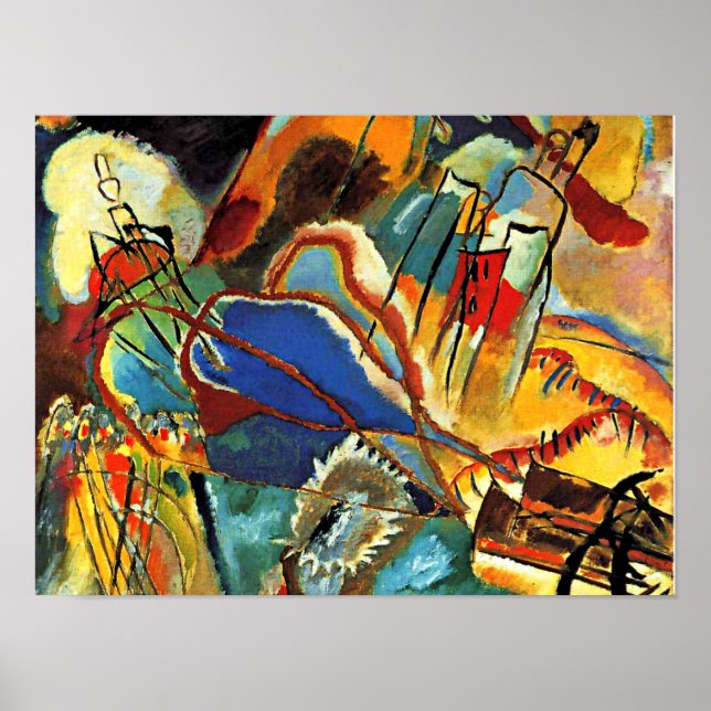 Poster Kandinsky - Melhoramento 30 - Canhões (Frente)