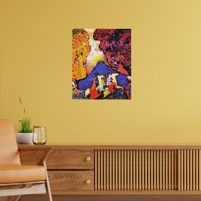 Poster Kandinsky - Montanha Azul, (Sala de Estar 2)