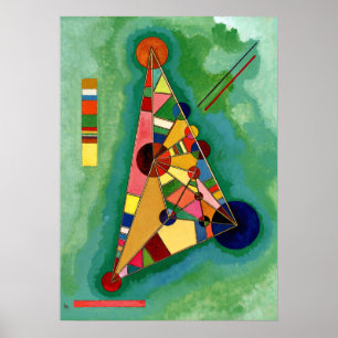 Pôster Kandinsky - Multicolored Triangle
