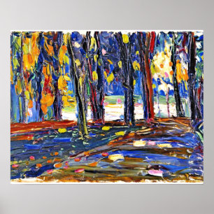 Poster Kandinsky - No Parque das Ruas. Nuvem - Outono Ii