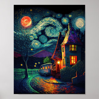 Poster Kandinsky - Noite estelar