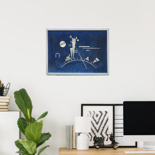 Poster Kandinsky - Obra de arte frágil e abstrata,