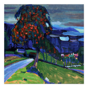 Pôster Kandinsky - Outono em Murnau