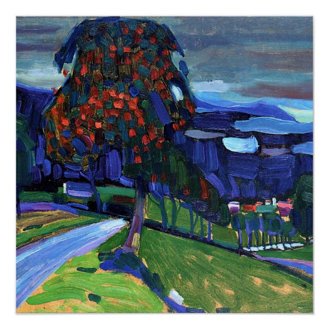 Pôster Kandinsky - Outono em Murnau (Frente)