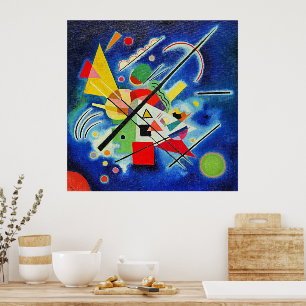 Poster Kandinsky - Pintura Azul,