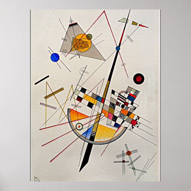 Poster Kandinsky - Tensão delicada (Frente)