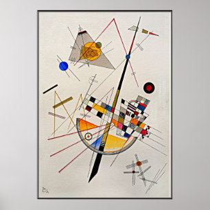 Poster Kandinsky - Tensão Delicada, abstrato