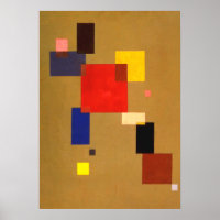 Kandinsky Treze Retângulos Abstrato Painting