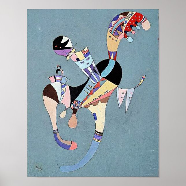 Poster Kandinsky - Uma Figura Flutuante (Frente)