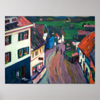 Kandinsky - Vista da Janela do Griesbrau