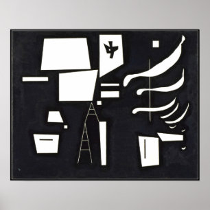 Poster Kandinsky, White-Soft e Duro