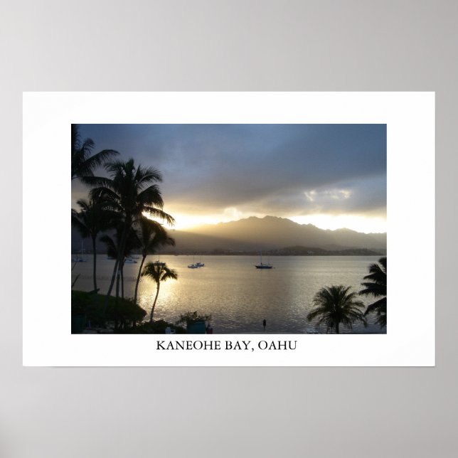 Pôster Kaneohe Bay, Oahu (Frente)