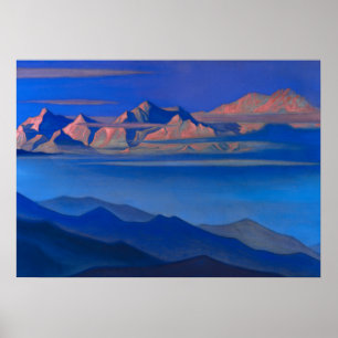 Poster Kangchenjunga, 1944, por Nicholas Roerich