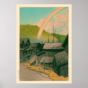 Poster Kanitamachi por Kawase Hasui