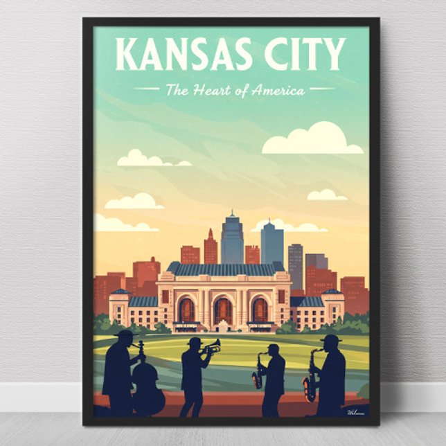 Poster Kansas City Antigo (Criador carregado)