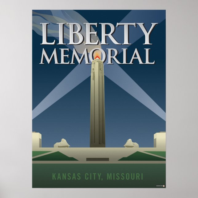 Poster Kansas City Landmarks: Memorial da Liberdade - 18  (Frente)