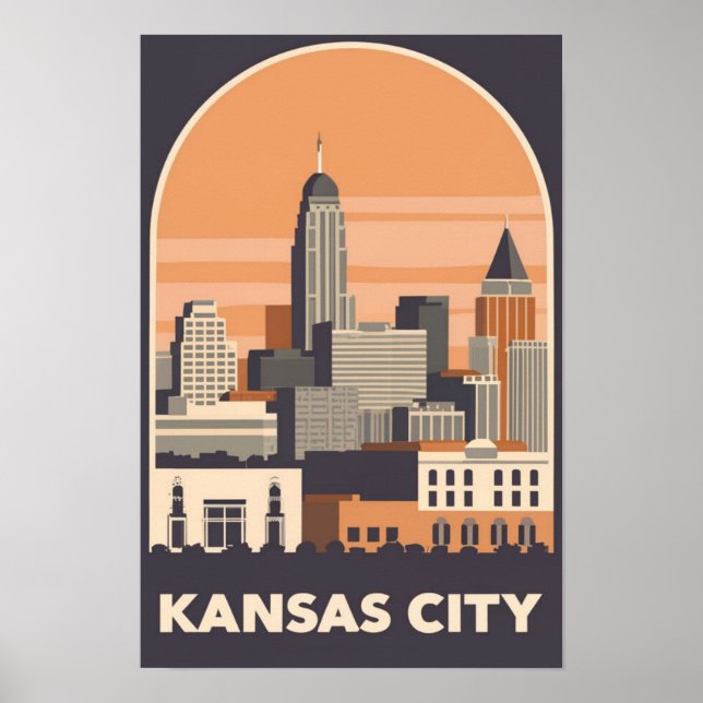 Poster Kansas City, Missouri (Frente)
