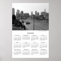 Kansas City, Missouri Skyline 2026 Calendar
