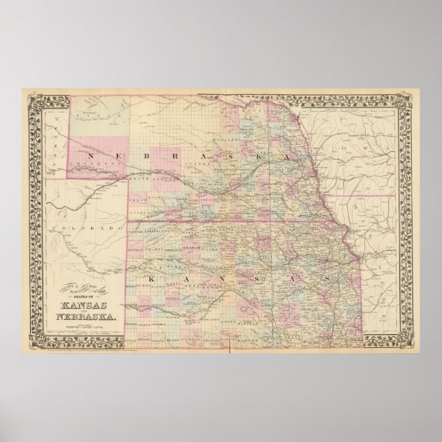 Pôster Kansas, Nebraska (Frente)