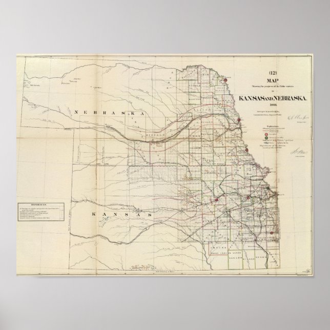Pôster Kansas, Nebraska (Frente)