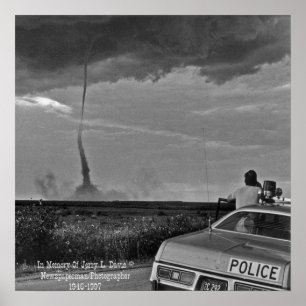Pôster Kansas Tornado Ocidental
