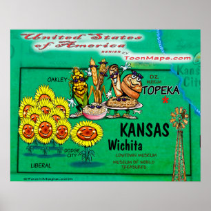 Poster Kansas USA