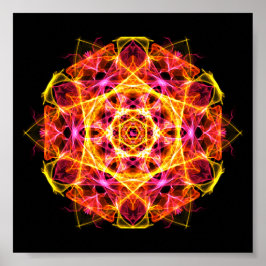 Poster Kapha Dosha Balancing Ayurveda Mandala