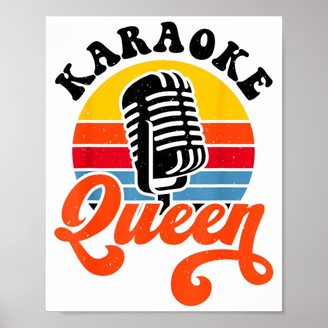 Poster Karaoke Queen  (Frente)