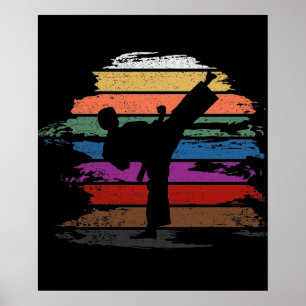 Poster Karate Belt Colors