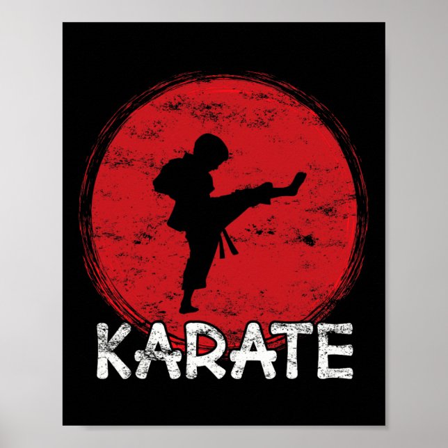 Poster Karate Fighter Boy - Japan - Child Does Karate Kic (Frente)