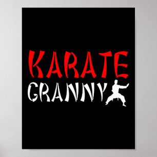 Poster Karate Granny Orud Karate Avó 1