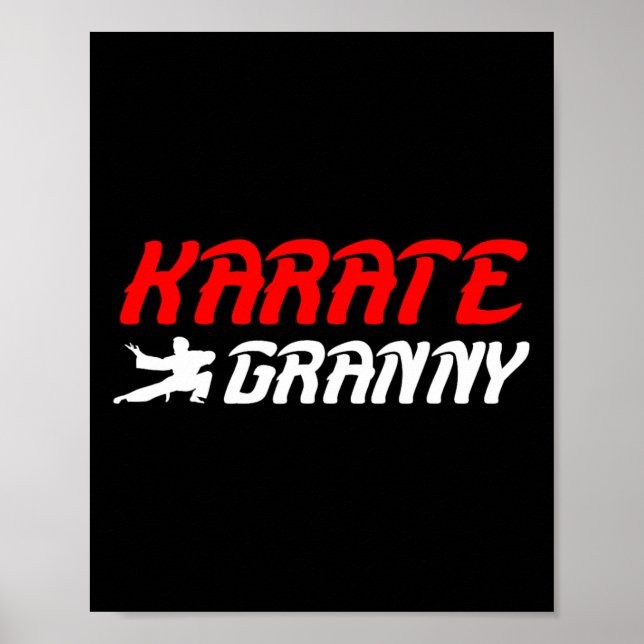 Poster Karate Granny Vovó Orud Karate (Frente)