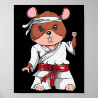 Karate Hamster Kickboxing Arte Marcial Jiu Jitsu F