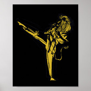 Poster Karate Japonês - Lion Fighter