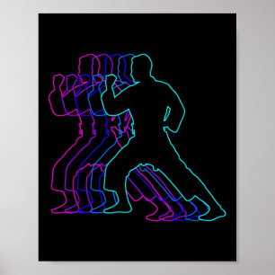Poster Karate Karateka Gift Clothes For Boys Youth Men Ki