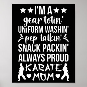 Poster Karate Mãe Definição Karate Mãe Karate Mãe Karate 
