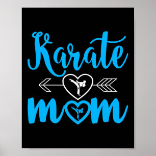 Poster Karate Mãe Engraçado Orgulho Mãe
