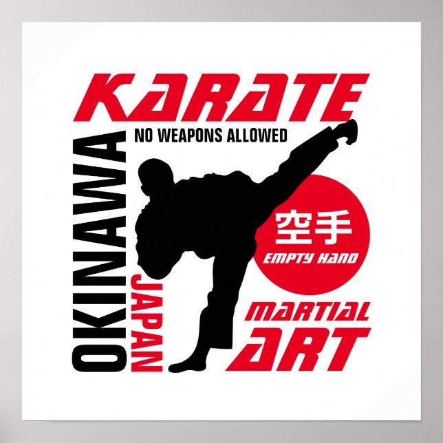 Poster Karate Man (Frente)