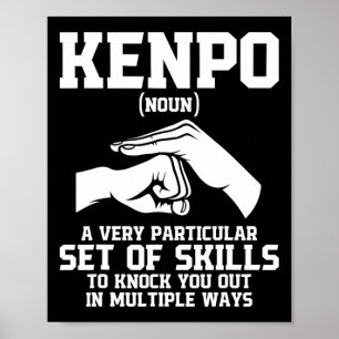 Poster Karate Martial Arts Black Belt Comt Sports Fighter