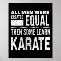 Karate Men Martial Arts Sensei Engraçado Declaraçã