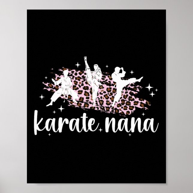 Poster Karate Nana Leopard Karate Nana Avó (Frente)