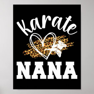 Poster Karate Nana Leopard Karate Nana Avó 1