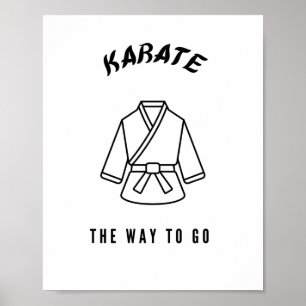 Poster Karate, o caminho a percorrer