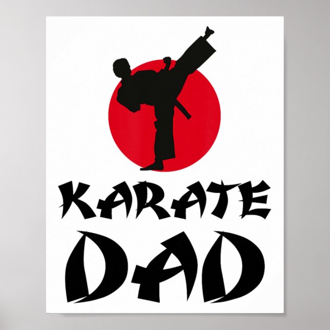 Poster Karate Pai Artes Marciais (Frente)