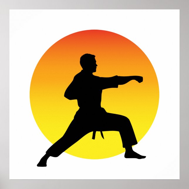 Poster Karate Punch. (Frente)